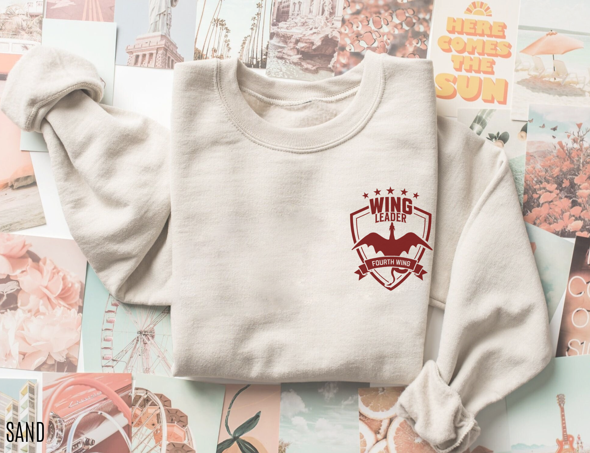 Wing Leader Sweatshirt | Fourth Wing Merch - TheLibraryCloset