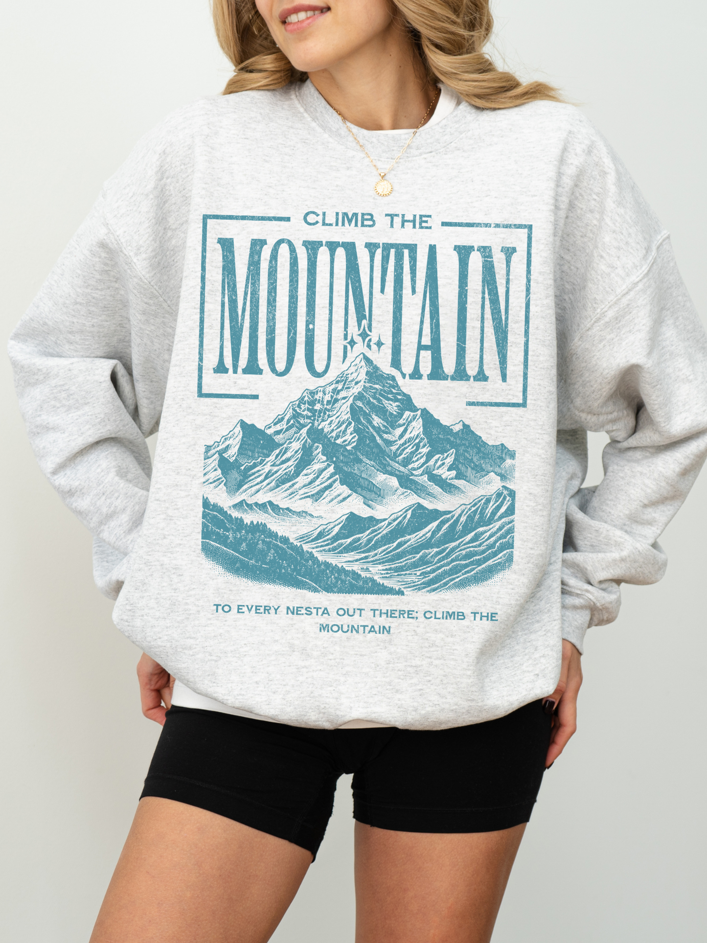 Climb the mountain sweatshirt | ACOTAR Merch - TheLibraryCloset