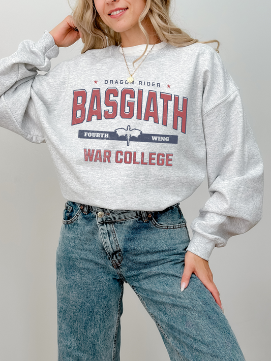 Dragon Rider Basgiath War College Sweatshirt | Fourth Wing Merch