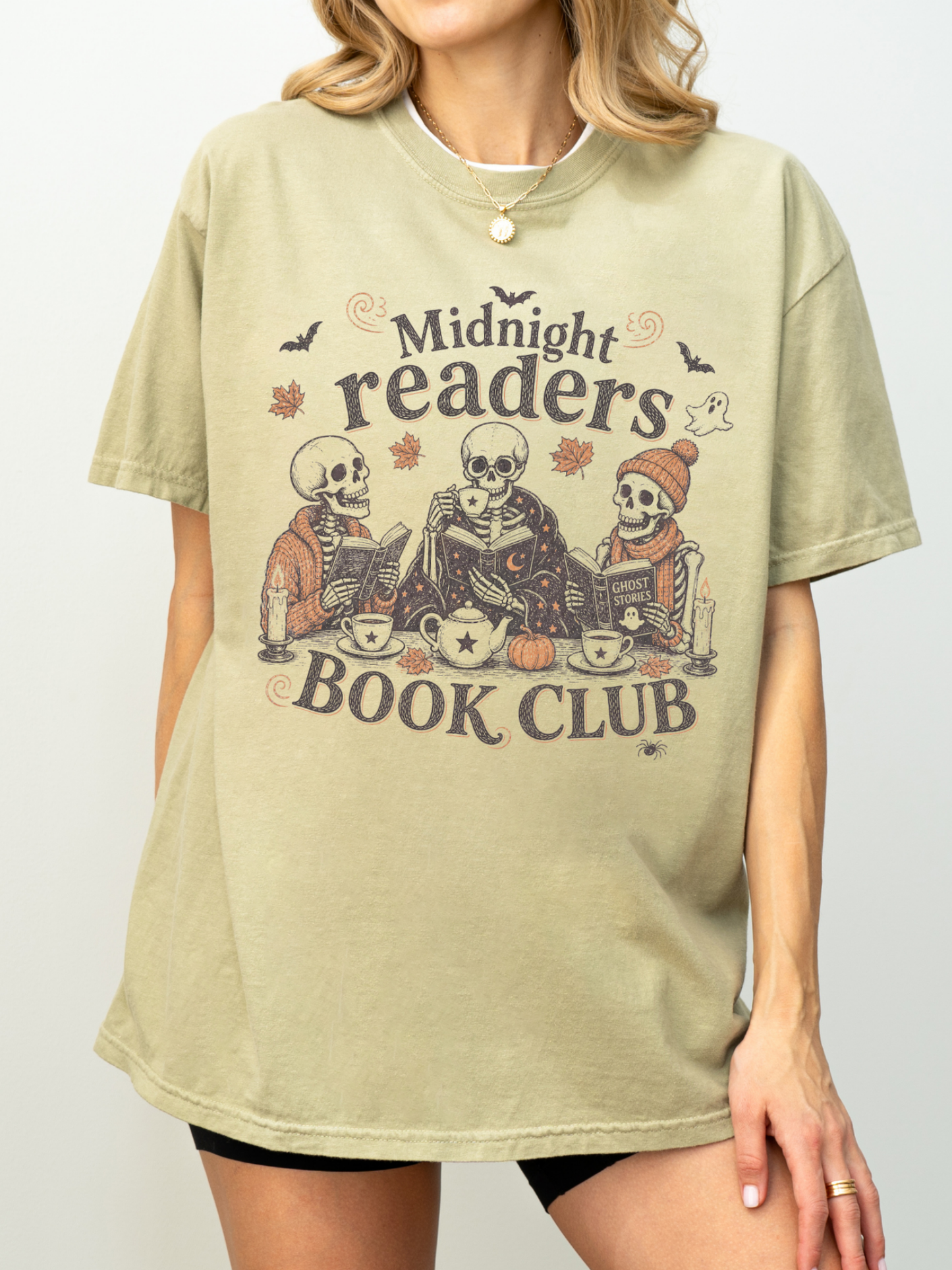 Midnight Readers Book Club Comfort Colors Shirt | Book Lover Gift
