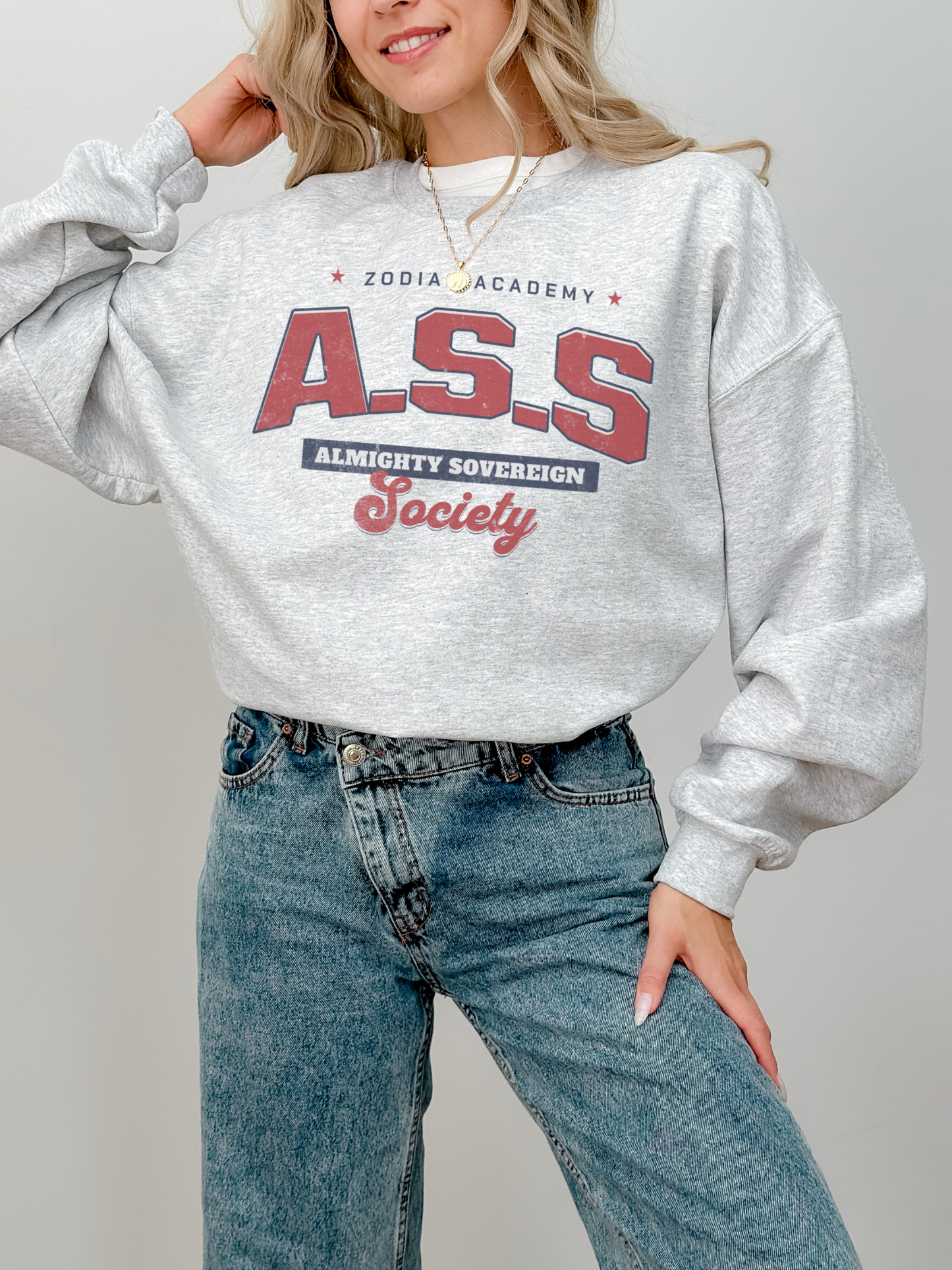 Almighty Sovereign Society Zodiac Academy Sweatshirt | Zodiac Academy Merch