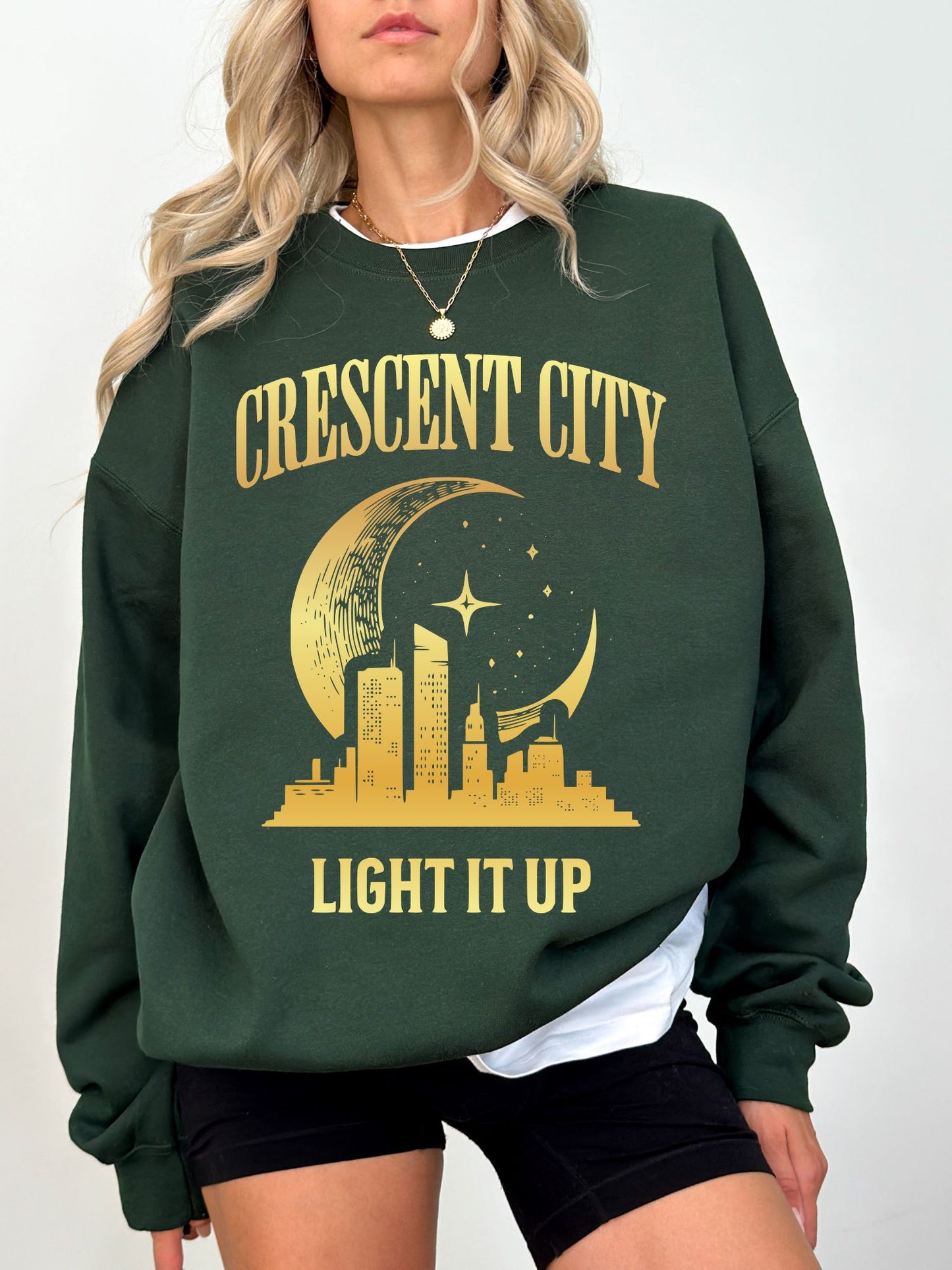 Light It Up Sweatshirt | Crescent City Merch - TheLibraryCloset