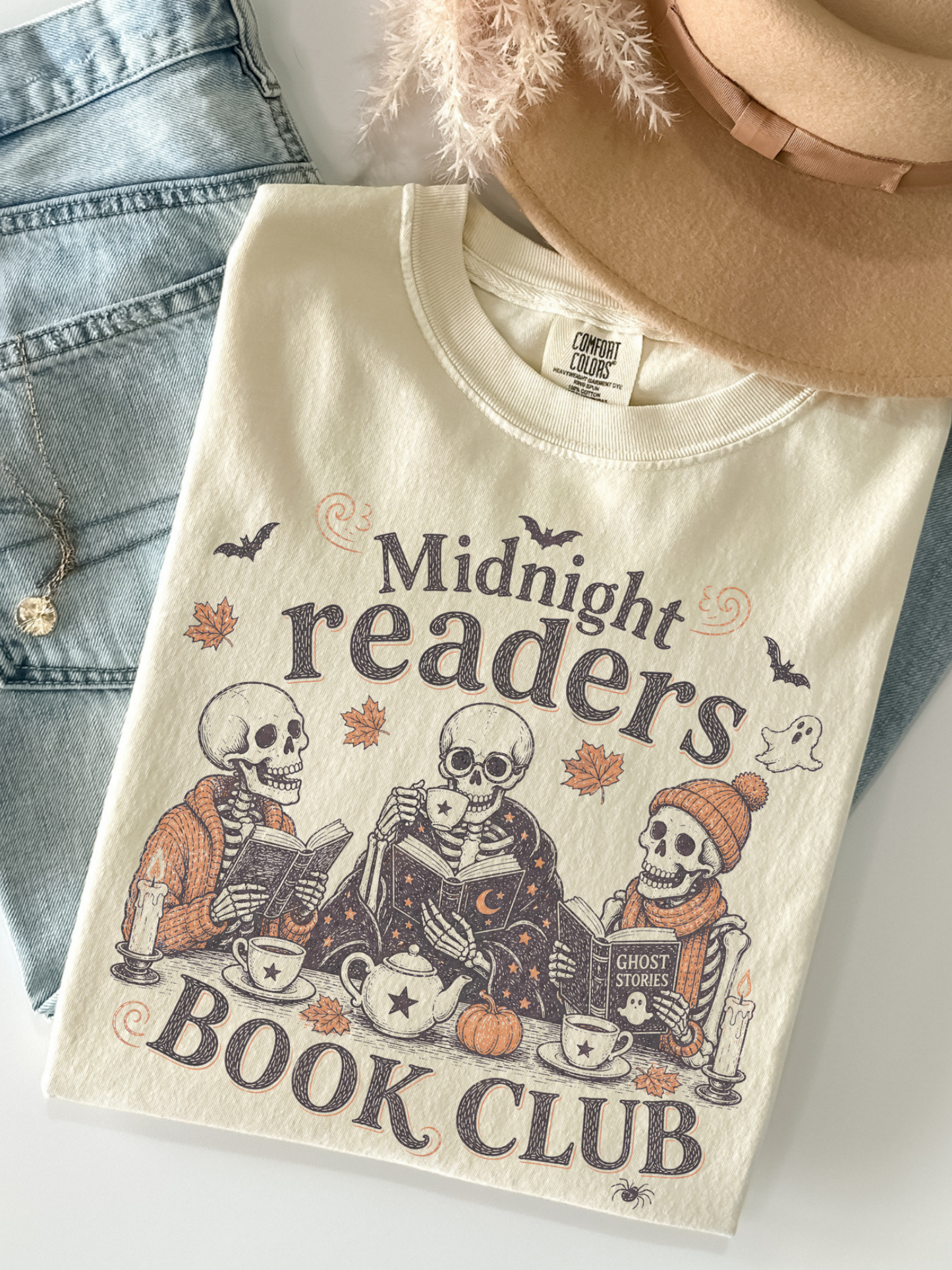 Midnight Readers Book Club Comfort Colors Shirt | Book Lover Gift