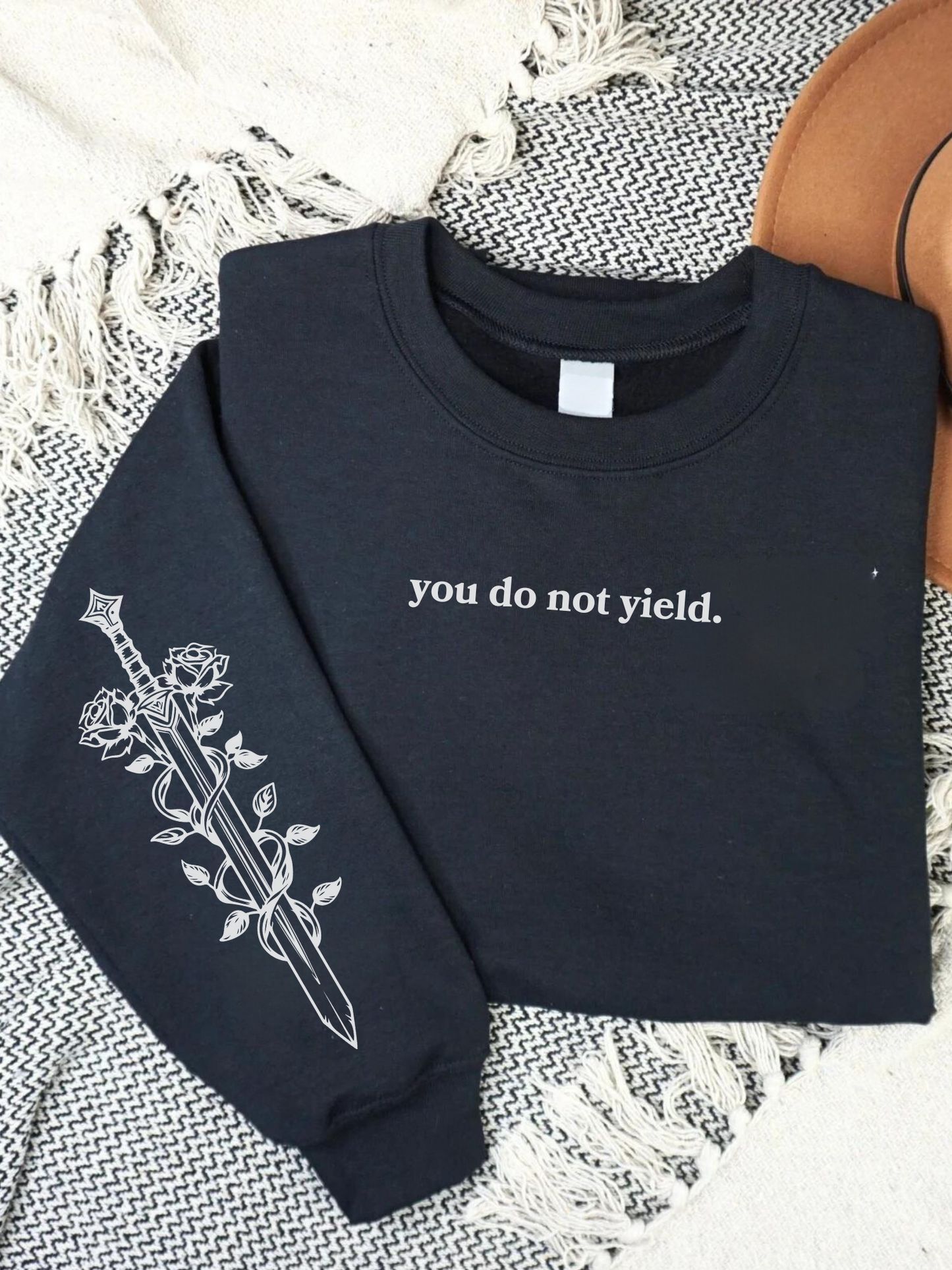 You Do Not Yield Throne of Glass Sweatshirt | Throne of Glass Merch