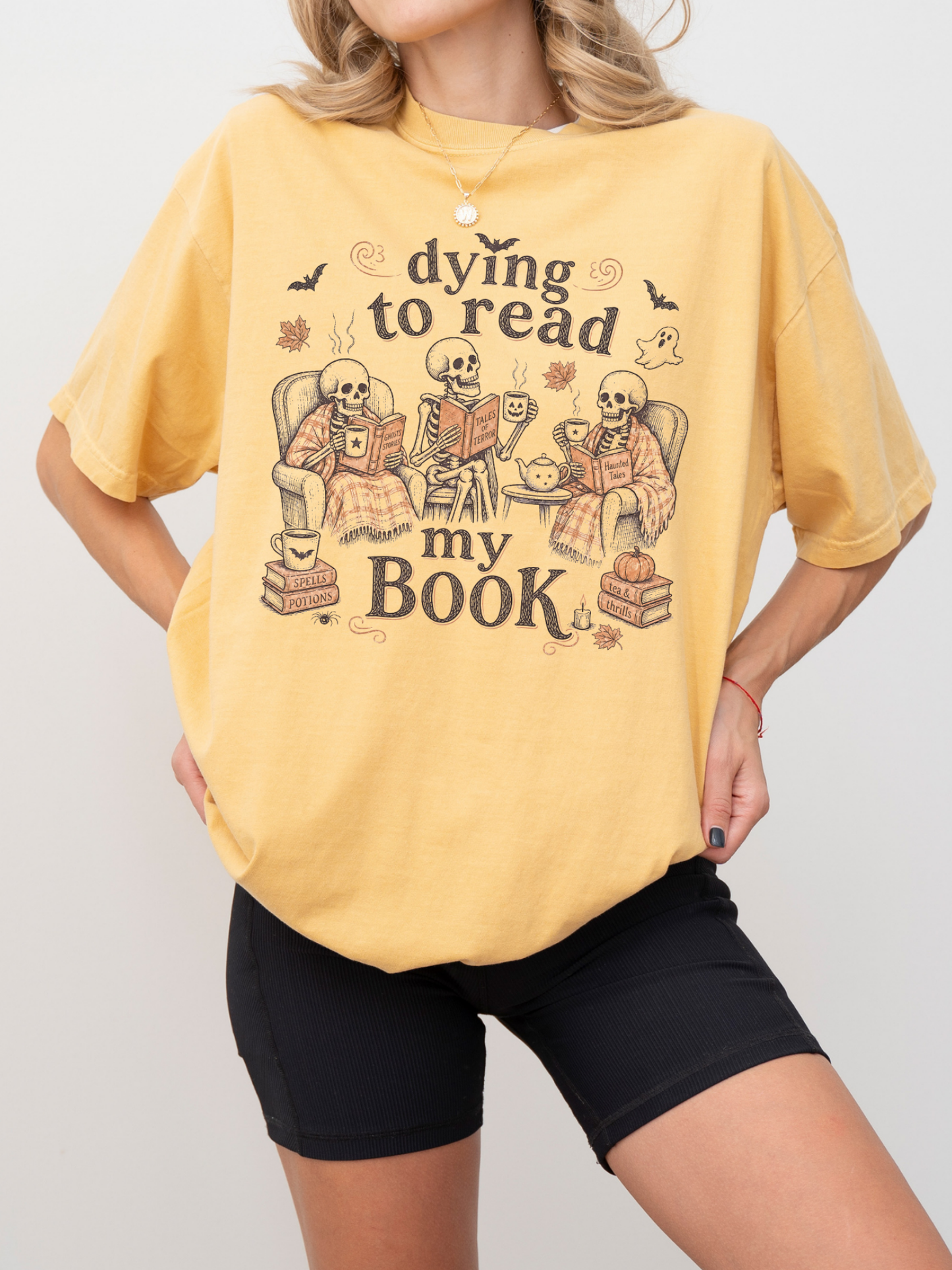 Dying to Read My Book Comfort Colors Shirt | Funny Book Lover Gift