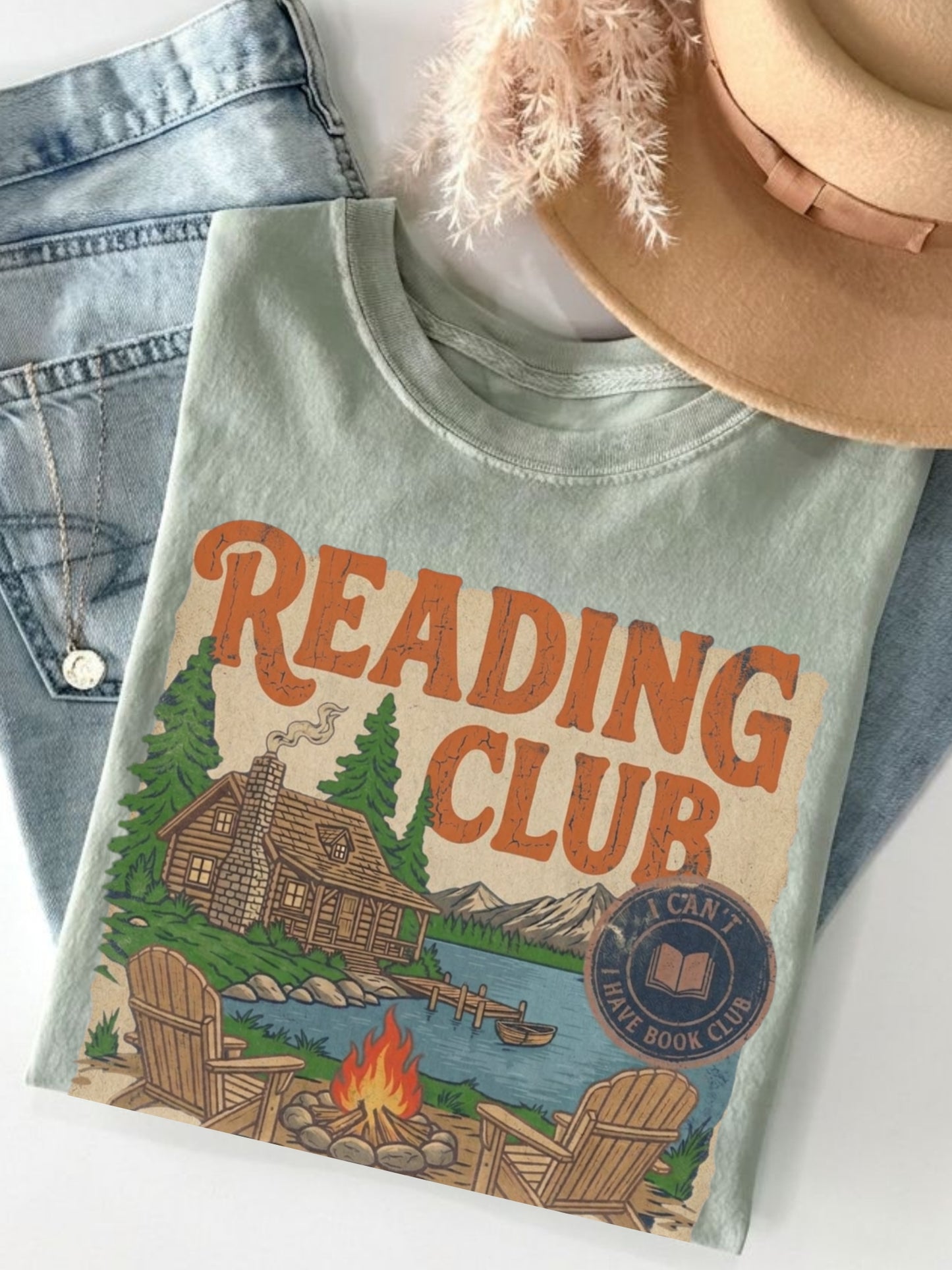Reading Club Comfort Colors Shirt | Book Lover Gift for Her