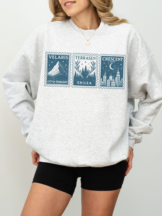Sarah J Maas Stamps Sweatshirt | ACOTAR Merch