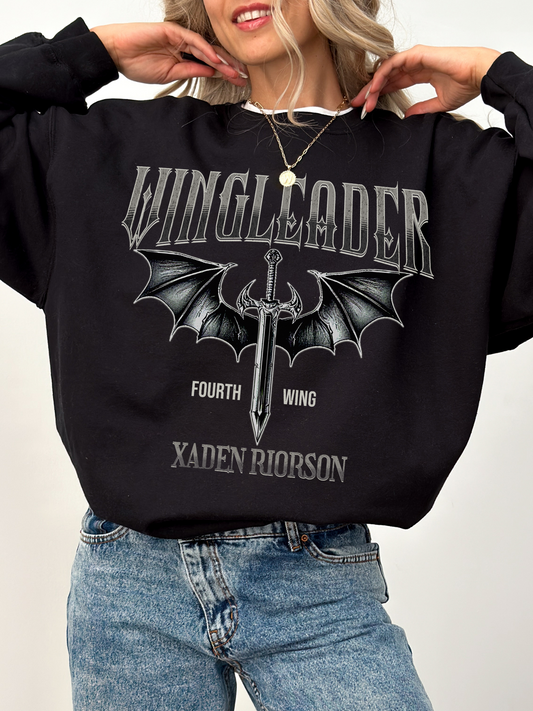 Wingleader Sweatshirt | Fourth Wing Merch