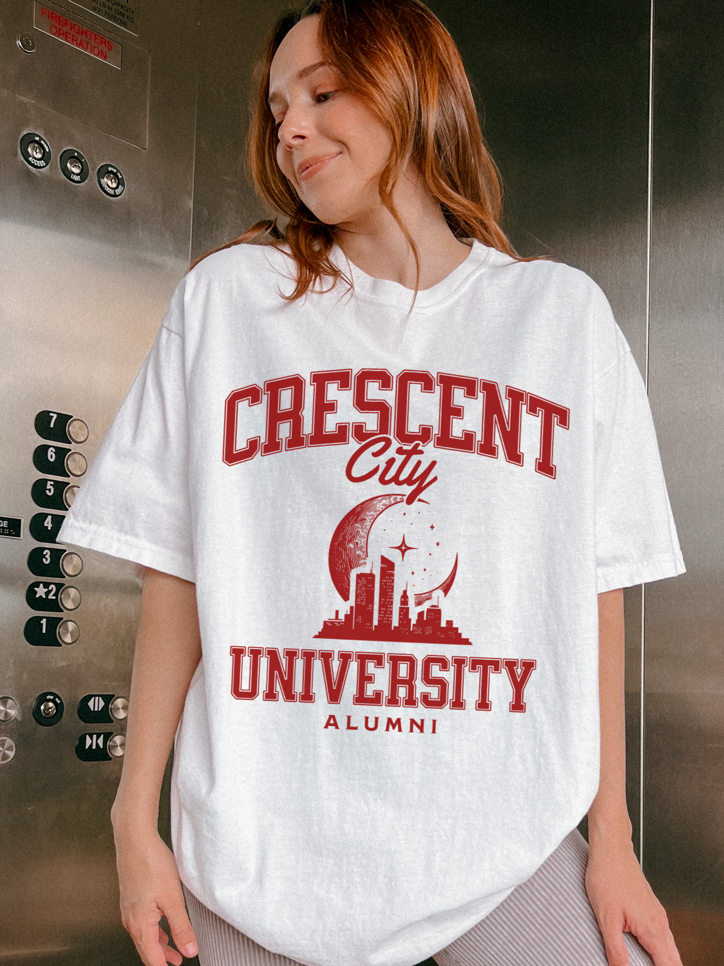 Crescent University Comfort Colors Shirt | Crescent City Merch - TheLibraryCloset