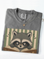 Raccoon Reading Comfort Colors Shirt | Funny Book Lover Gift