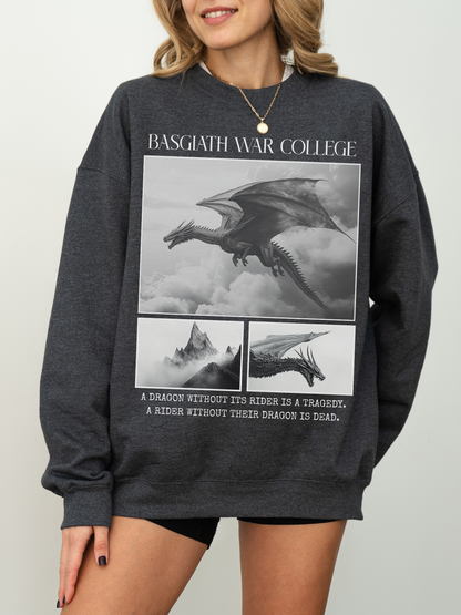 Basgiath War College Dragons Sweatshirt | Fourth Wing Merch