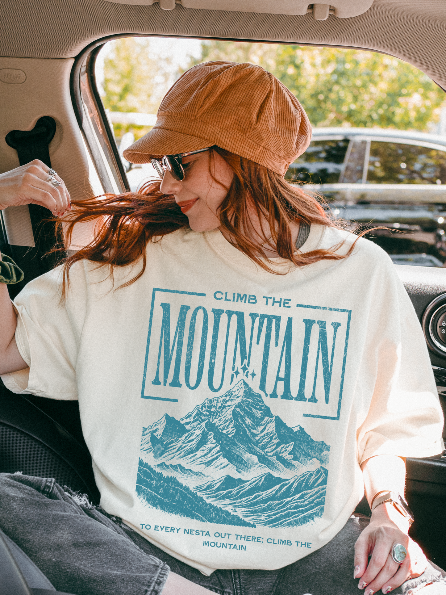 Climb the Mountain comfort colors Shirt | ACOTAR Merch - TheLibraryCloset