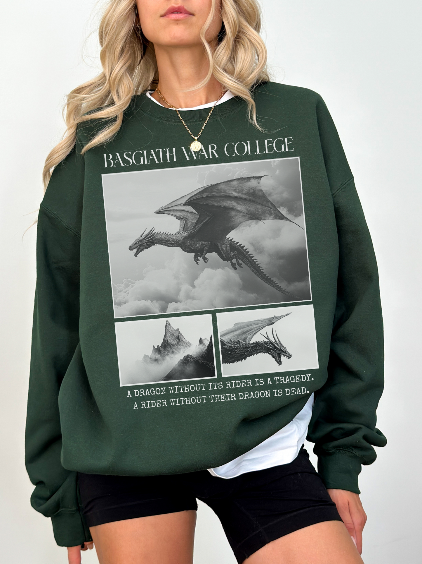 Basgiath War College Dragons Sweatshirt | Fourth Wing Merch