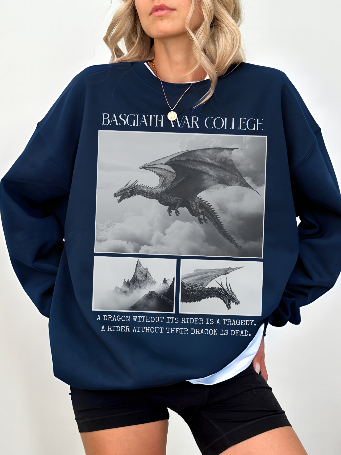 Basgiath War College Dragons Sweatshirt | Fourth Wing Merch