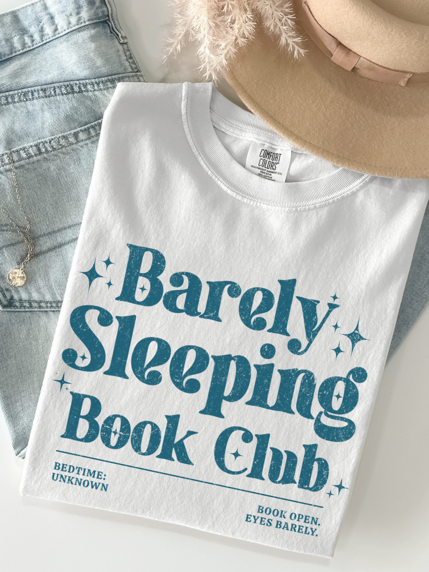 Barely Sleeping Book Club Shirt | Funny Gift for Book Lovers