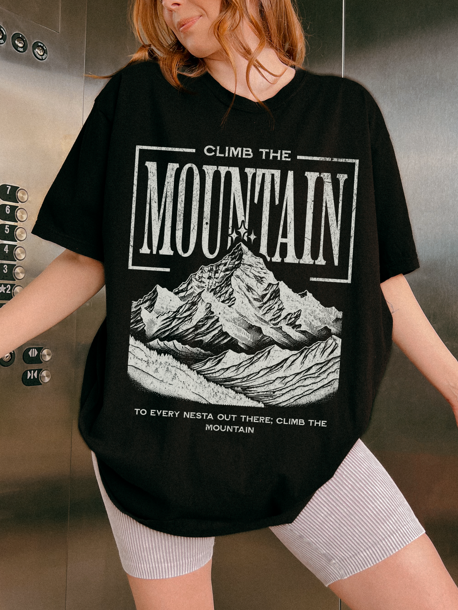 Climb the Mountain comfort colors Shirt | ACOTAR Merch - TheLibraryCloset