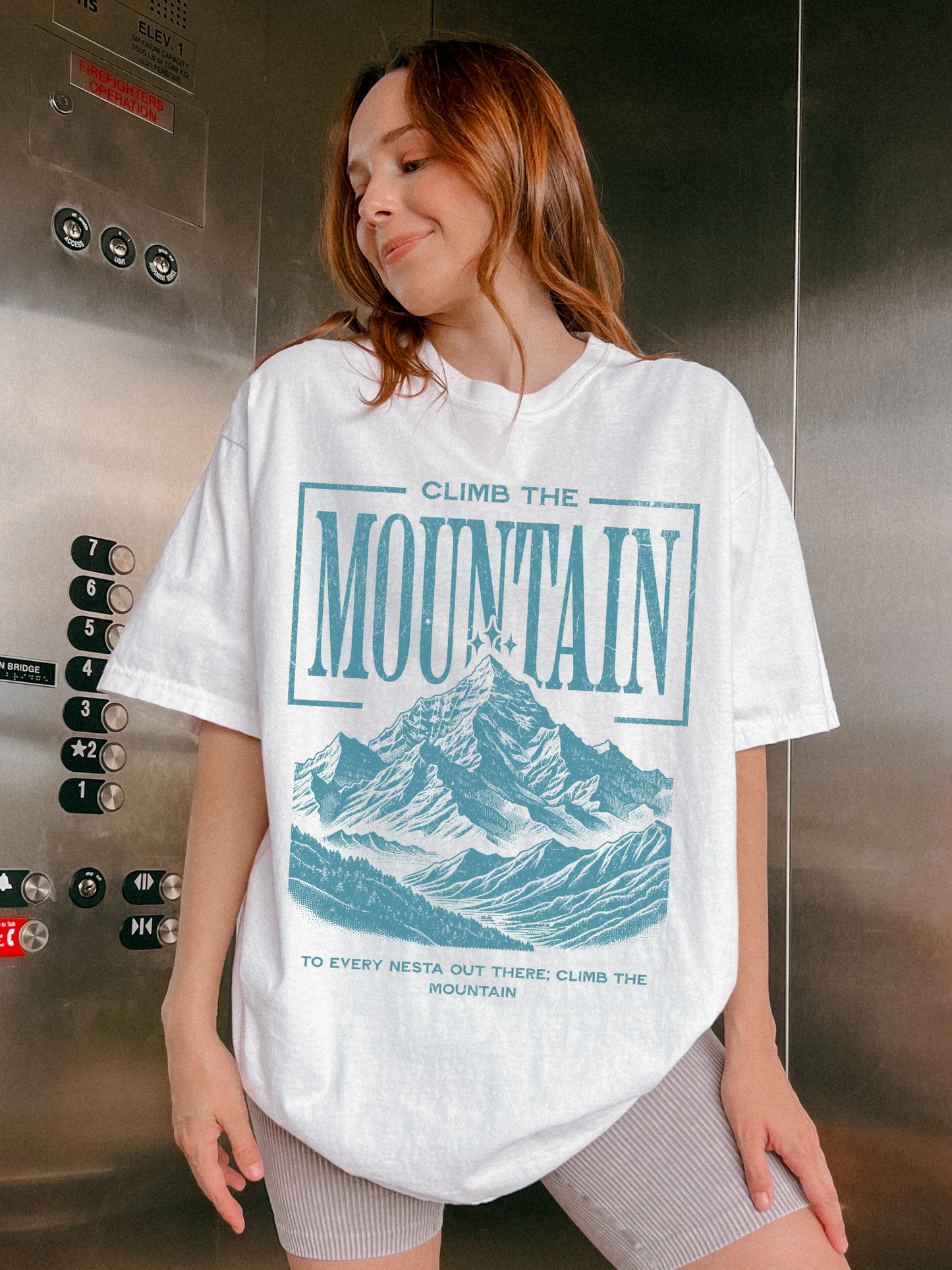 Climb the Mountain comfort colors Shirt | ACOTAR Merch - TheLibraryCloset