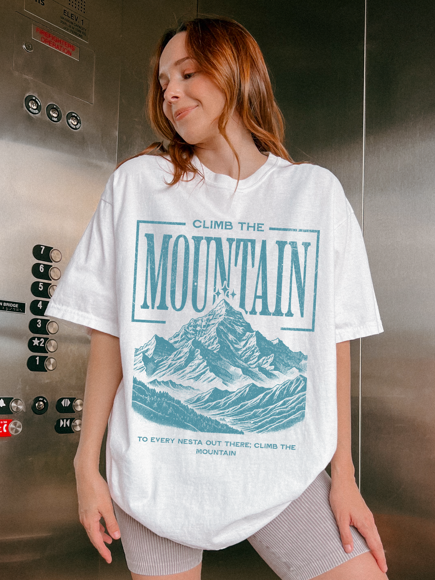 Climb the Mountain comfort colors Shirt | ACOTAR Merch - TheLibraryCloset