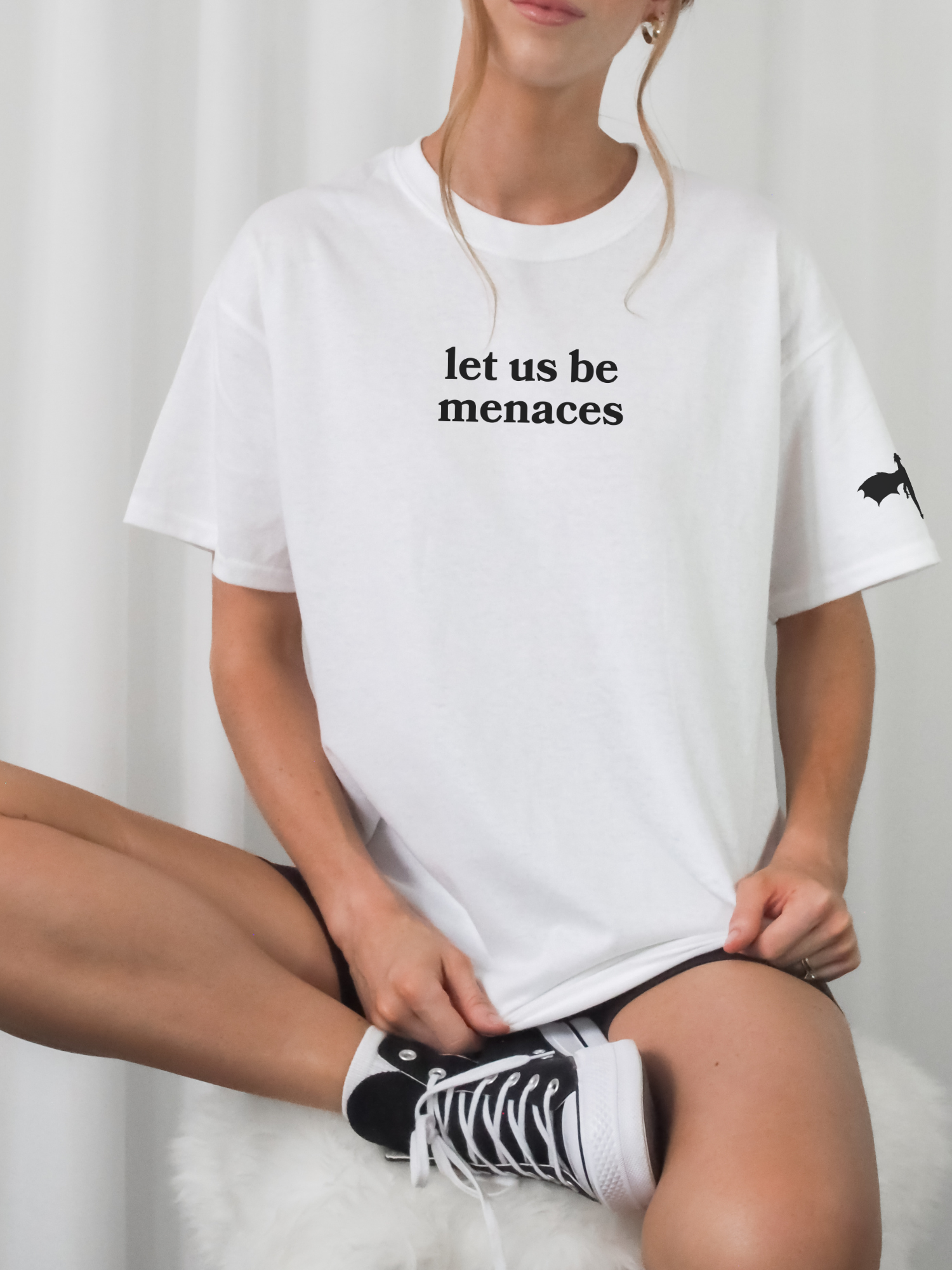 Let us be menaces Shirt | Fourth Wing Onyx Storm Merch