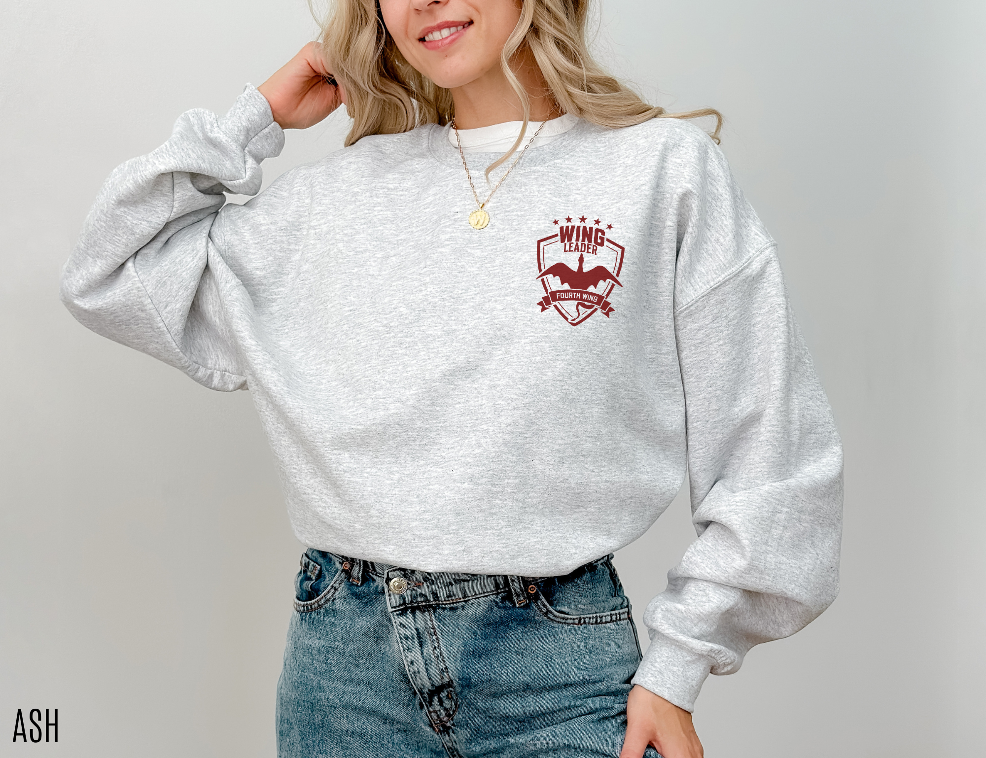 Wing Leader Sweatshirt | Fourth Wing Merch - TheLibraryCloset
