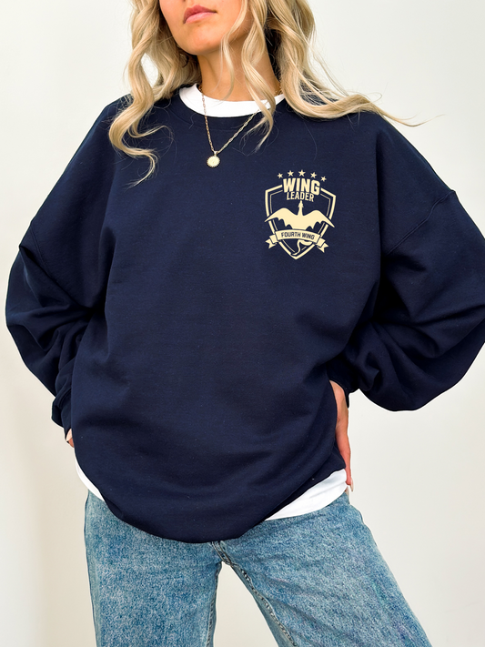 Wing Leader Sweatshirt | Fourth Wing Merch - TheLibraryCloset