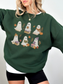 Watercolor Ghosts Sweatshirt | Spooky Gift for Halloween Lovers