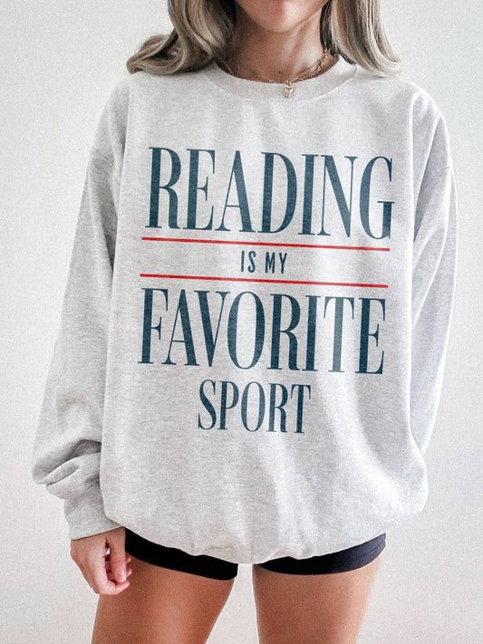 Reading is my favorite sport Sweatshirt