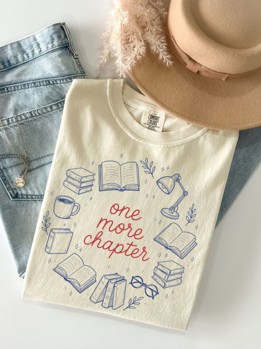 One More Chapter Collage Shirt | Book Lover Gift for Her