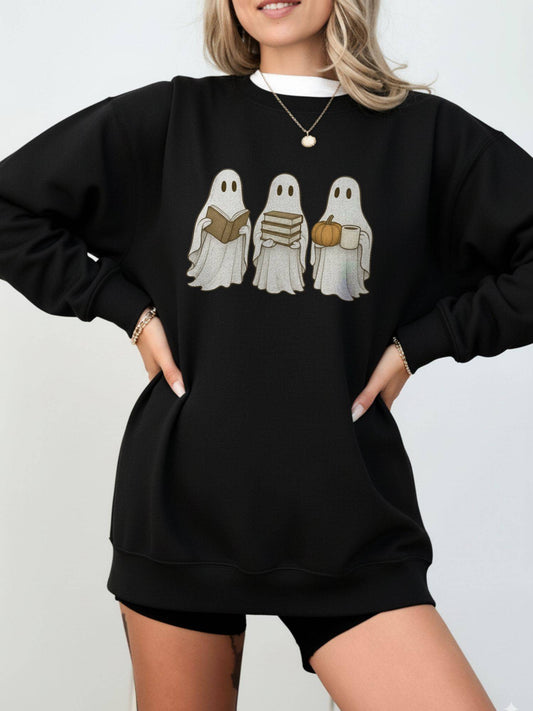 Reading Ghosts Sweatshirt | Bookish Halloween Crewneck