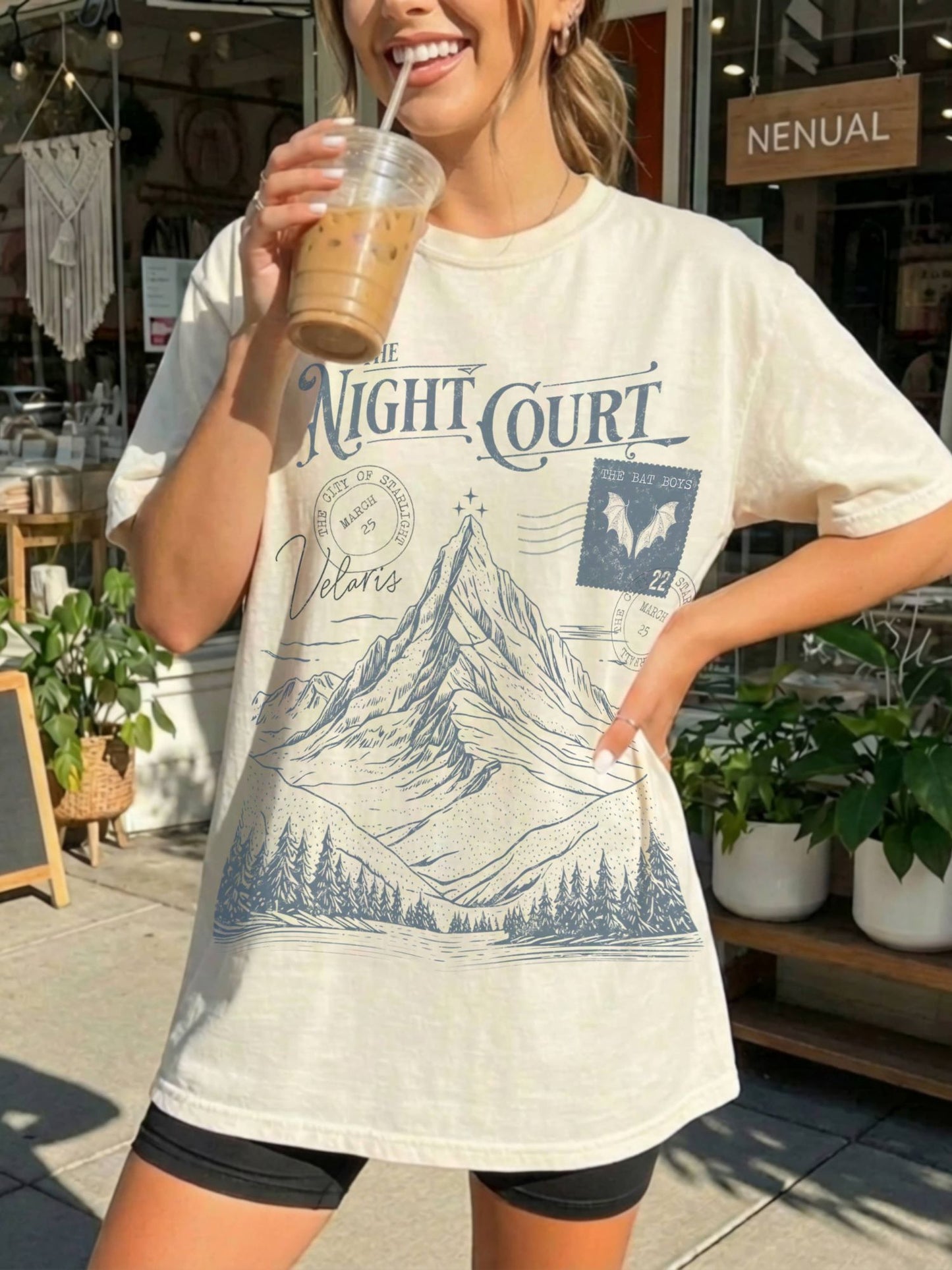 The Night Court Postcard Shirt | ACOTAR Merch