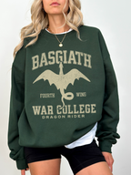 Basgiath War College Sweatshirt | Fourth Wing Merch - TheLibraryCloset