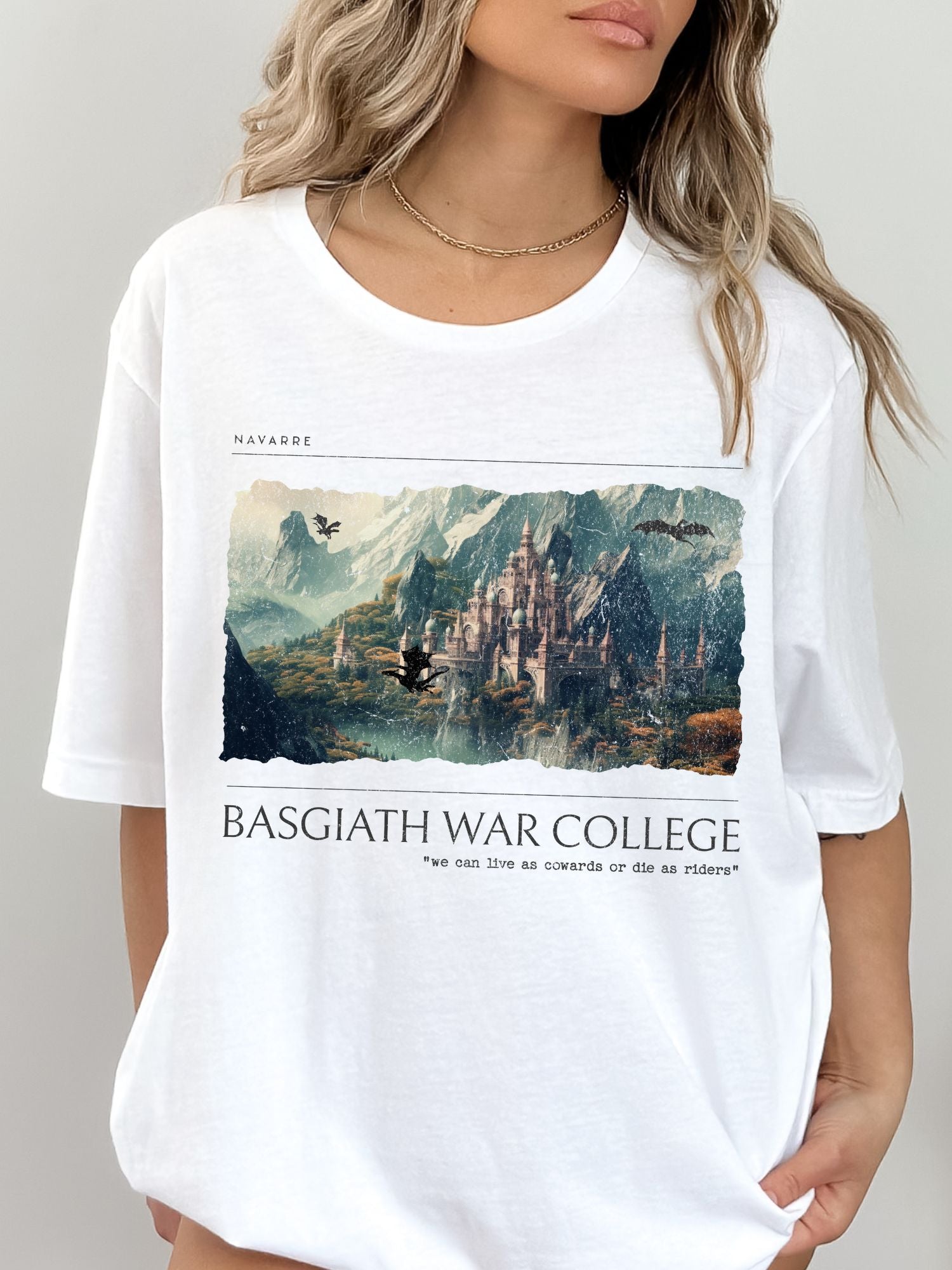 Basgiath War College Shirt | Fourth Wing Merch β TheLibraryCloset