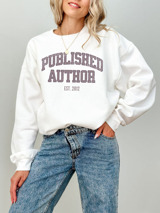 Custom Published Author Sweatshirt