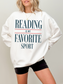 Reading is my favorite sport Sweatshirt