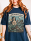 true navy comfort colors mermaid graphic tee with girls will be girls saying pirate ship waves skull and treasure chest