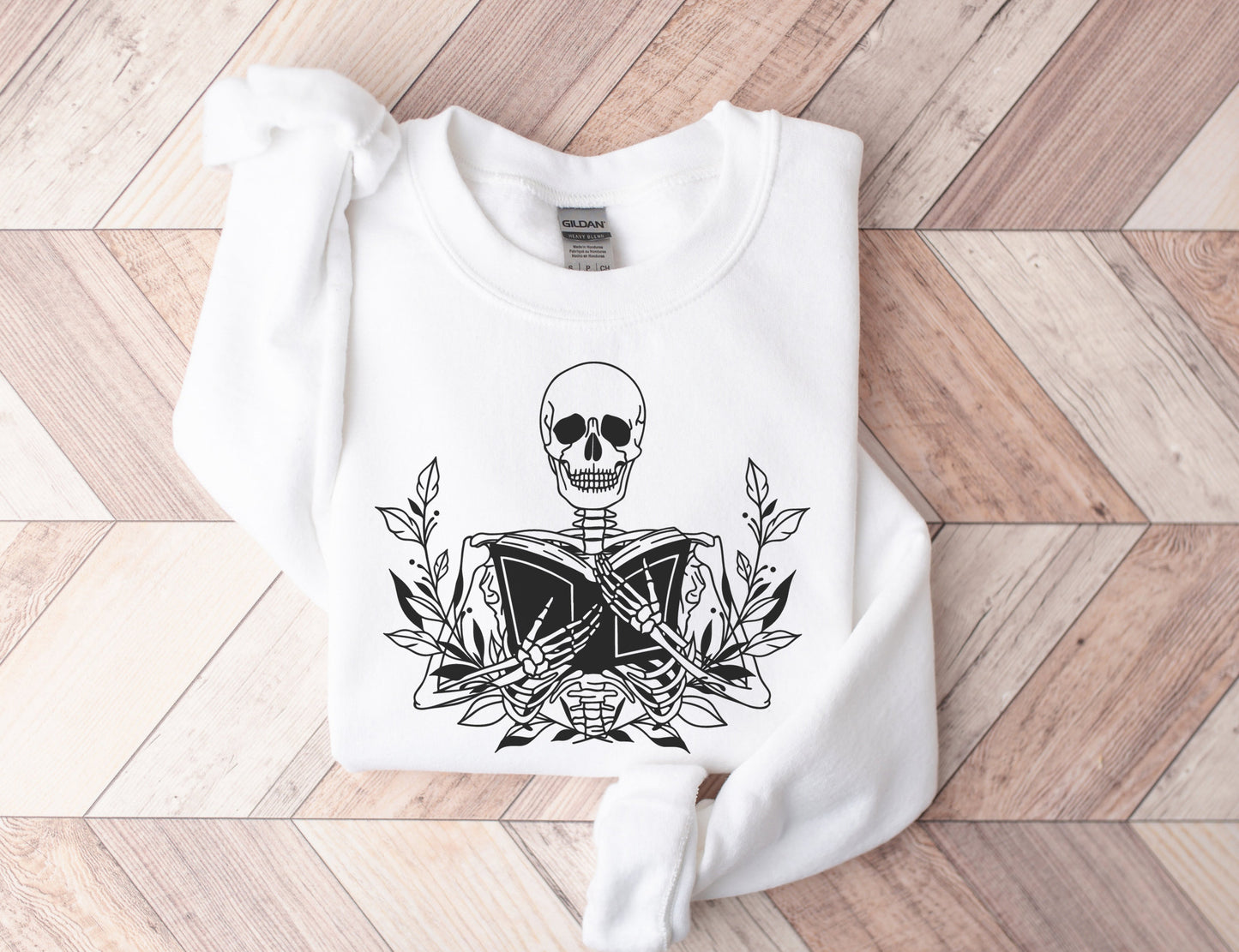 Skeleton Book Sweatshirt