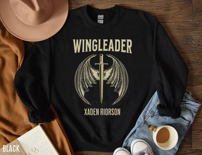 Wing Leader Sweatshirt | Fourth Wing Merch - TheLibraryCloset