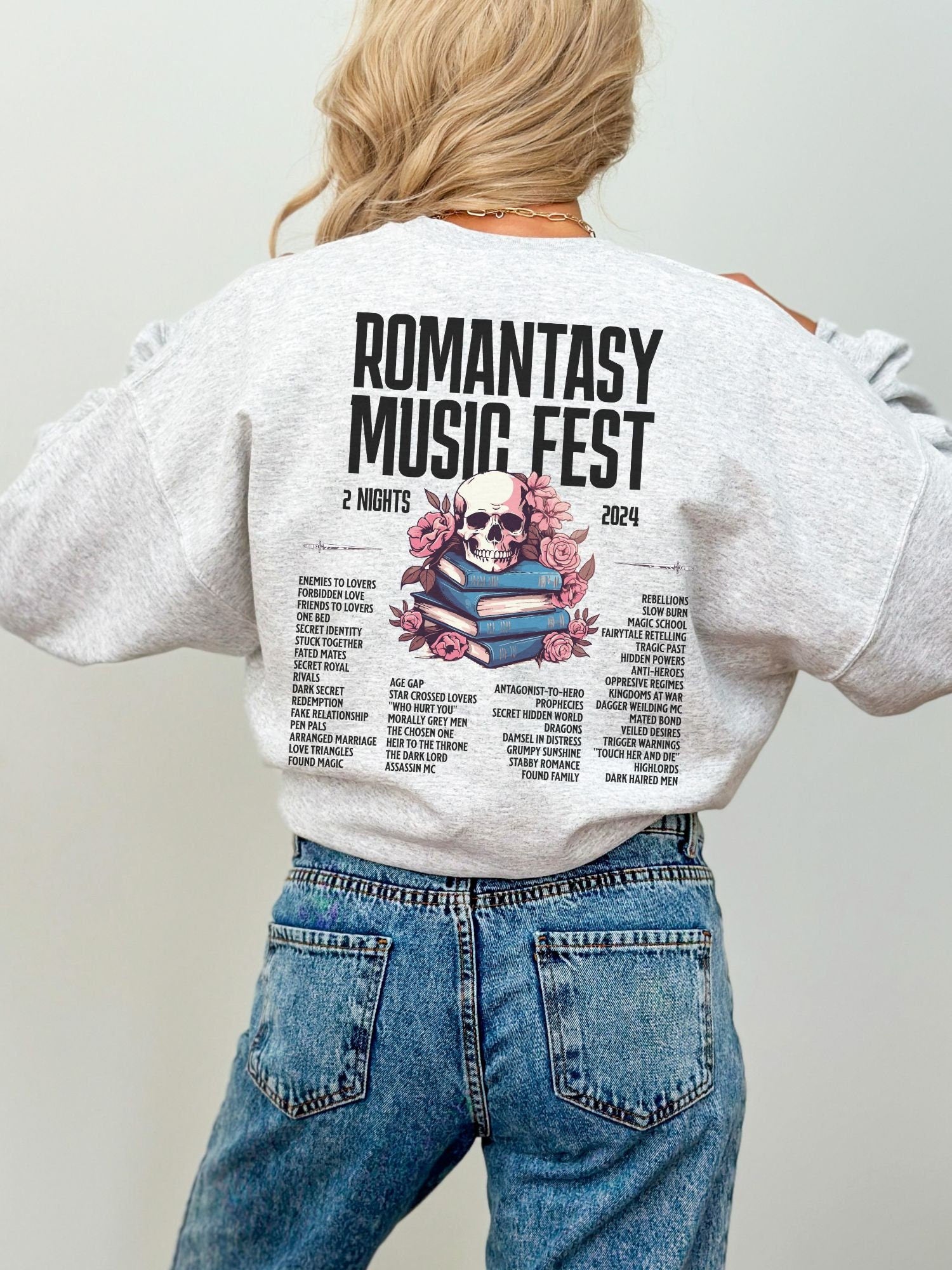 Romantasy Music Fest Sweatshirt | Book Trope Pullover