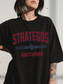 black comfort colors t shirt with Strategos Nocturna bonding trials wolf graphic inspired by fantasy academy books