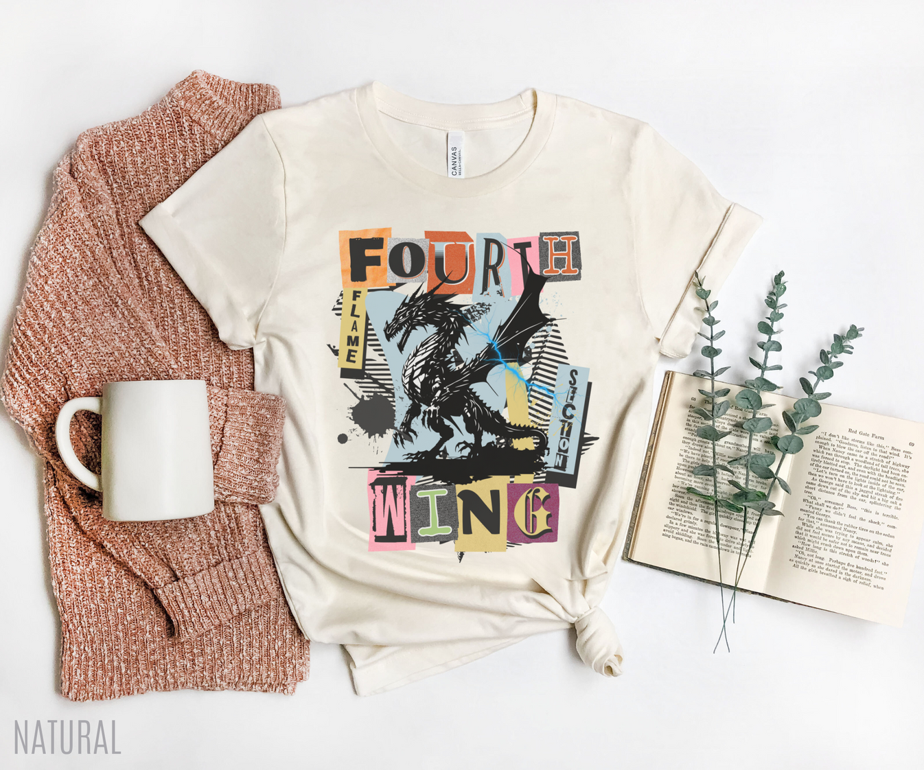Fourth Wing Shirt Fourth Wing Merch TheLibraryCloset — free download